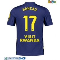 Maglie da calcio Atletico Madrid David Hancko #17 Seconda Maglia 2025-26 Manica Corta
